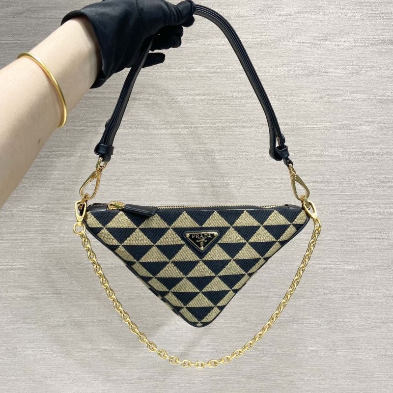 Pra*a triangle pouch